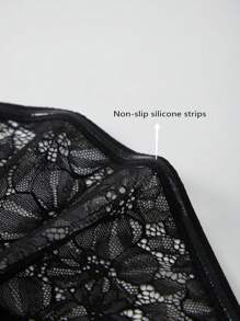 Women Minimalist Form-Fitting Sheer Lace One-Shoulder Bra