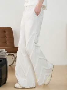 Manfinity VCAY 男士休闲纯色直筒裤，日常休闲