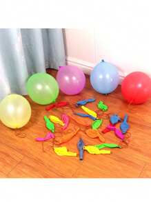 20 件/50 件橡皮筋拍打球，打气球派对礼品，带橡胶手柄的弹性气球，适用于生日派对装饰、节日配饰、派对用品、户外玩具、圣诞节、万圣节、感恩节、复活节礼物、圣诞节，颜色随机