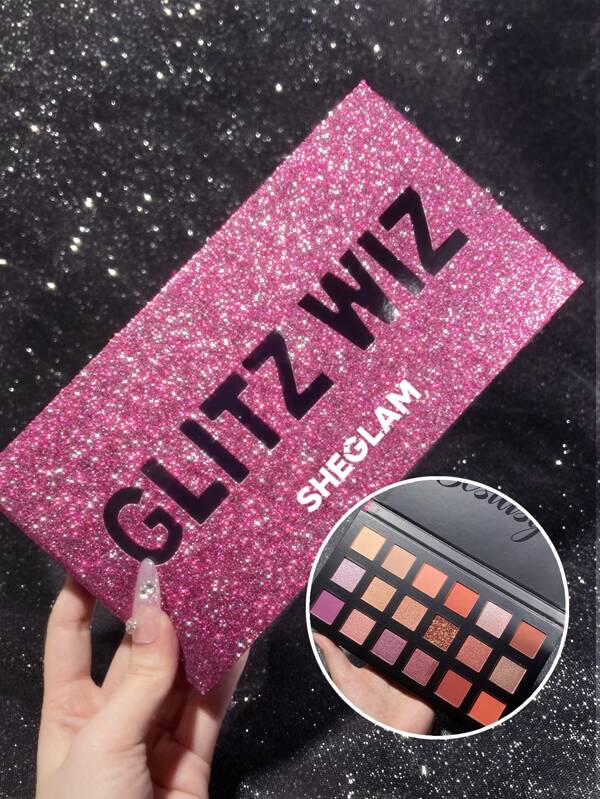 SHEGLAM Glitz Wiz Palette – Ecstasy, 28-Farben-Lidschattenpalette Mit Metallischen Matteffekten, GläNzenden Pailletten, Nicht Fettend, Kein Verwischen, Professioneller Lidschatten, Augen-Make-Up, Kosmetik, , Weihnachtsparty-Lidschatten Abschluss Geburtstag Urlaub Sommer Herbst Autumn Y2K Schick Mode Damen Make-Up Kosmetik Party Strand Reise Camping DraußEn Schule Campus Ausflug Festivals Dekoration Geschenk PräSent Rose MäDchen Cosplay Beste Farbe Charme AtmosphäRe