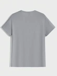 RueChic Ensemble de t-shirts basiques col rond en 100% coton pour hommes (plusieurs pièces)