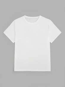 RueChic Men 3pcs Pack Solid Basic Regular T-Shirt & Short & Pants Set - Black and White - View 5