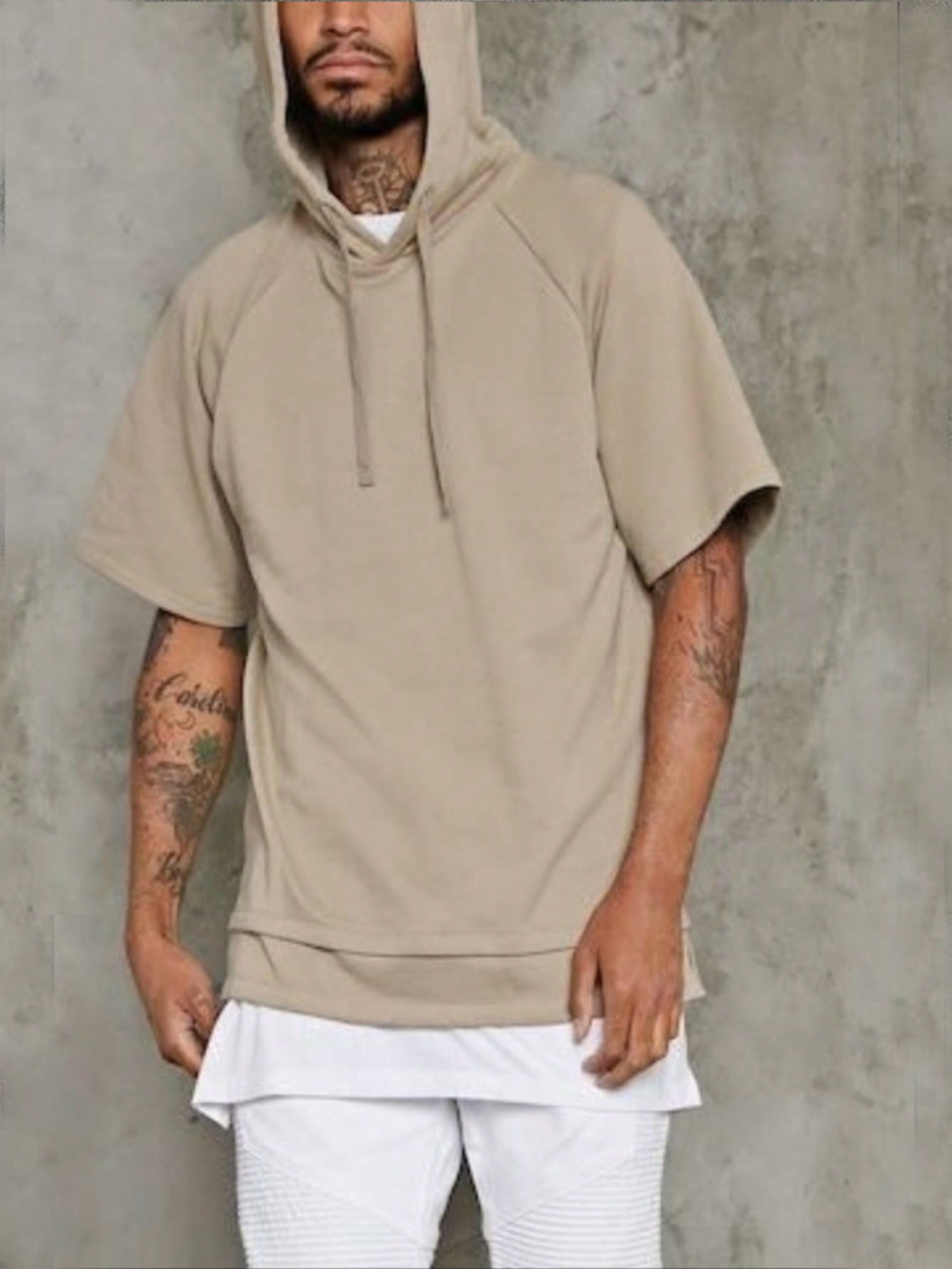 SHEIN Manfinity Dauomo Men's Solid Color Hoodie, Simple & Fashionable Casual Daily