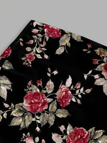 SHEIN MOD 女士花卉印花短裙，度假女士，情人节，邮轮女士性感，裙子，复古服装女士适合外出 - 彩色 - 查看 4