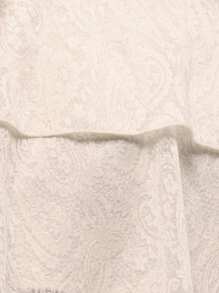 MUSERA 系带不对称下摆层叠蕾丝迷你裙，西部波西米亚风，优雅假日风，纳什维尔夏季 - 奶油色 - 查看 6