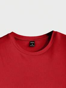 RueChic 100%Cotton Men's Basic Round Neck T-Shirt Set (Multiple Pieces) - Multicolor - View 4