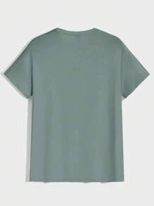 RueChic Ensemble de t-shirts basiques col rond en 100% coton pour hommes (plusieurs pièces)