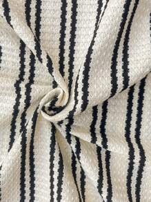 SHEIN Maternity 2pcs Set Striped Camisole & Shorts, Minimalist Fashion Casual Everyday Wear