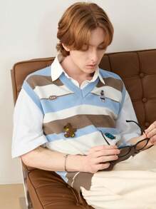 SWAVVY Camiseta sin mangas casual holgada de punto para hombre, use cotidiano a la moda para jóvenes