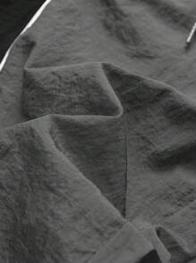 Sport MetroGents Men's Solid Color Lace-Up Front Casual Sporty Pants Fall Breathable Workout