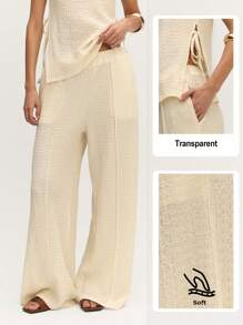 Nöista Pantalones texturizados con estilo. Nuestros pantalones texturizados de pierna ancha ofrecen comodidad ceñida y estilo con una cintura elástica para un ajuste acogedor.