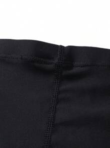 Manfinity Swimmode CODE Black Compression Shorts For Men: Long Leg Swimwear For Optimal Support And Comfort