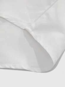 Áo sơ mi nam tay ngắn in họa tiết đồ họa cỡ lớn màu trắng Manfinity EMRG, Áo sơ mi nam cài nút, Phong cách đường phố - trắng - Xem 7