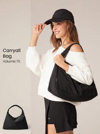 GLOWMODE 17L Textured Water-Resistant Shoulder Bag