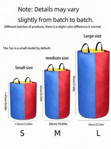 SHEIN 1 件户外游戏土豆袋适用于比赛、生日派对、户外家庭聚会、狂欢节户外庭院草坪生日派对、公司团队建设，47 * 32 厘米、65 * 50 厘米、95 * 65 厘米尺寸可供选择 - 彩色 - 查看 3