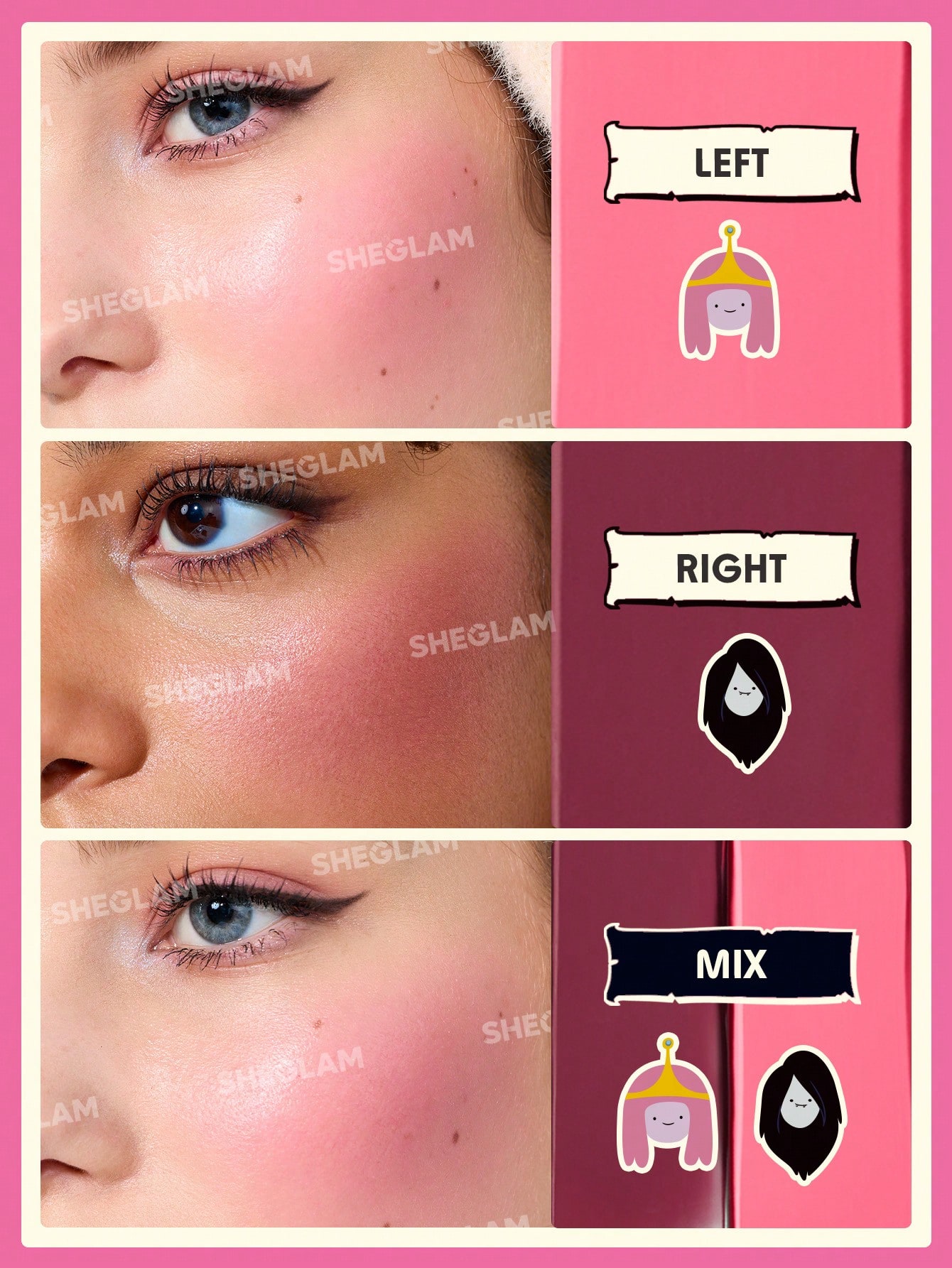 Adventure Time | SHEGLAM Bubbline Cream Blush Duo