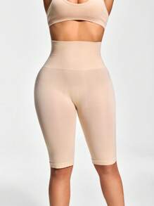 SHAPORA 2 Packs Seamless Cut-Out Mid Thigh Short Set Body Shaper Butt Lifter-Tummy Waist Thigh Control - Multicolor - View 5