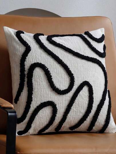 1 pieza Funda de cojín acolchada, sin relleno de cojín, funda de cojín decorativa, adecuada para decoración de sala de estar, dormitorio y habitación