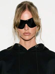 KIZN 抽绳潜水短款连帽衫 - 黑色 - 查看 6