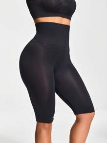 SHAPORA 2 Packs Seamless Cut-Out Mid Thigh Short Set Body Shaper Butt Lifter-Tummy Waist Thigh Control - Multicolor - View 7