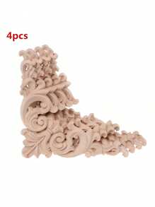 Wooden Base & Board, Multifunctional & Practical, Minimalistic Design - Khaki - View 2