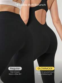 GLOWMODE 24 英寸 FeatherFit™-Air Insta-Cinch 收腹提臀双肩带 Life & Flow 紧身连体衣 低冲击瑜伽日常可拆卸罩杯