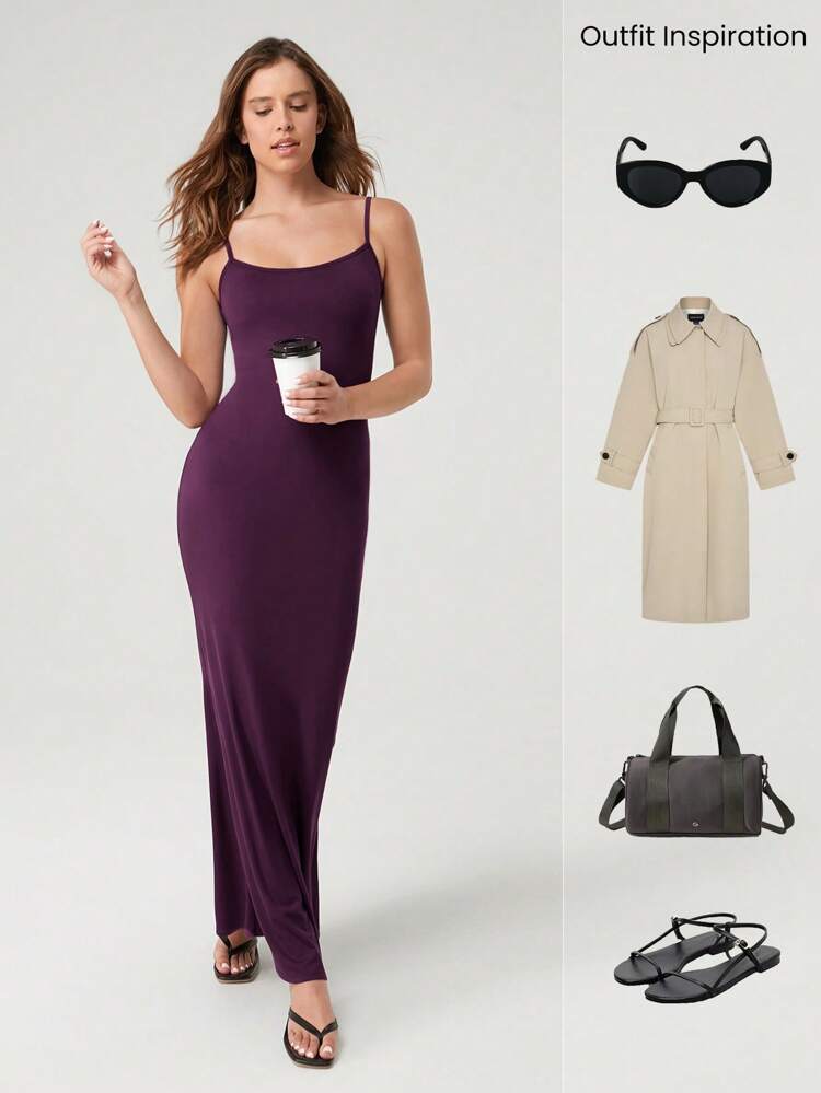 Robe longue grande taille en modal style queue de poisson avec bretelles réglables.Robe d'été décontractée pour tous les jours,robe de soirée,robe longue pour le bal