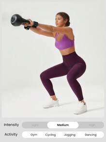 GLOWMODE 24" FeatherFit™-Sculpt Buttoned Leggings Corset Super High Rise Medium Impact Jogging Gym Training Daily