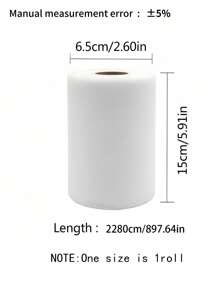 15cm*2280cm White Tulle Fabric Roll For Gift Wrapping, Ballet Skirt, Wedding, Birthday, Party Decoration, DIY Crafts Supplies - Thanksgiving, Valentine's Day, 1 Pc/2 Pcs Available