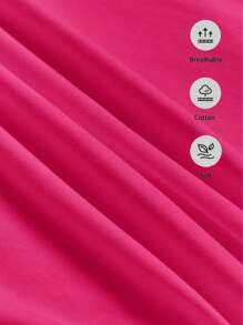 SHEIN Young Girls' Casual Cartoon Pattern Sleeveless Crew Neck Tank Top, Suitable For Summer