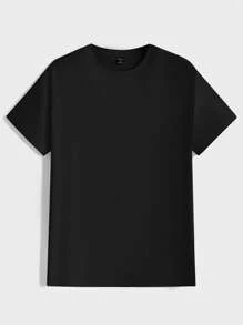 RueChic Ensemble de t-shirts basiques col rond en 100% coton pour hommes (plusieurs pièces)