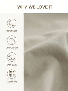 2pcs 100%Cotton Pillowcase, Soft Pillow Cover With Envelope Closure For Bedroom, Bedding Supplies