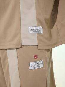 EASEVO 大码男士休闲宽松针织短袖 T 恤和短裤套装