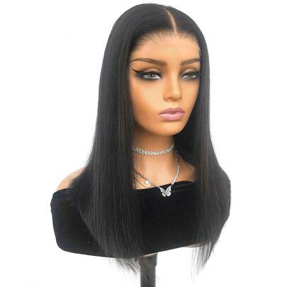 TrueHD 9am Hair Store Tóc giả không keo dán Wear And Go Tóc giả ren Hd thẳng Bob 6 X 4 Mật độ 180% Bob 8-16 inch Tóc dài 18-30 inch Tóc dài 150% Mật độ 10-14 inch Tóc giả tóc người Bob màu tự nhiên Tóc giả ren nhổ sẵn Đường chân tóc tan chảy Mi mượt mà Cụm thân thiện với người mới bắt đầu