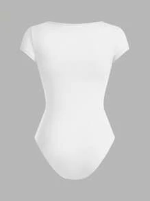 SHEIN EZwear 4 件套女士圆领短袖紧身衣，多色，适合夏季 - 彩色 - 查看 12