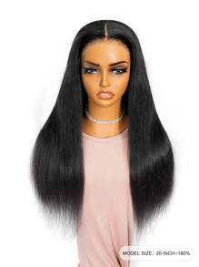 TrueHD Tóc giả không keo dán 9Am Hair Store, kiểu tóc thẳng, kích thước 6 x 4, dài 8-16 inch (kiểu tóc bob), 18-30 inch (dài toàn bộ), chất liệu ren 180%, màu tự nhiên, đường chân tóc đã được tỉa sẵn, mềm mượt, dễ sử dụng, phù hợp cho người mới bắt đầu. Tóc giả không keo dán, phụ kiện trang điểm Halloween dành cho nữ, quà tặng kèm miễn phí. - SNatural - Xem 4