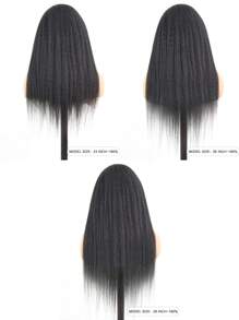 TrueHD 9am Hair Store Wear & Go 无胶高清蕾丝前卷直发 180% 8-16 英寸鲍勃英寸 18-30 英寸长发自然色 6*4 蕾丝闭合假发 人发预剪预拔 自然发际线 丝滑初学者友好型女士发饰 - SNatural - 查看 8