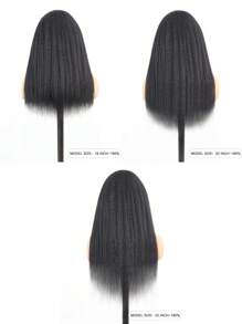 TrueHD 9am Hair Store Wear And Go Glueless Kinky Straight 6*4 HD Lace Closure Wig Pre Cut & Pre Plucked With 180% Density 8-16 Bob Inch 18-30 Inch Long Hair Natural Color Human Hair Wig Top Quality Stylish Wig Beginners Friendly Hair Accessories For Women Glueless Frontal Wigs Weaves Human Hair Vacation Essentials Halloween Costume