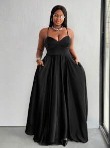 Maweii Plus Size Casual Minimalist Fashion Everyday Dress