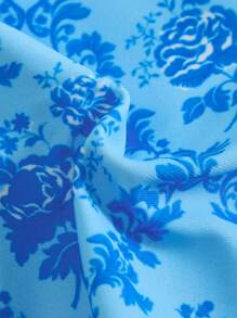 Swim Mod Springbreak Women's Random Print Halter Neck Beach Vacation Bikini Set - Multicolor - View 6