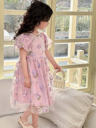 Dazy Kids Young Girl Casual Dress, Fall Collection Floral