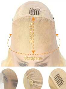 613金色蕾絲前人髮假髮 - S613 - 查看 11