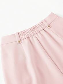MOTF STUDIO PRESS CREASE TAILORED SUIT PANTS - Pink - View 6