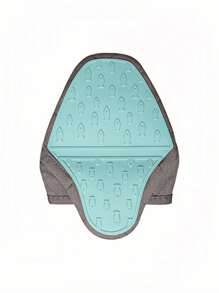 1pc Multifunctional Silicone Oven Mitt With Heat Insulation Pad - Anti-Scald Kitchen Gloves Suitable For Plates, Trays And Bowls - Essential RV Accessory - Blue - View 3