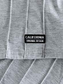 Vintaside Kids 2 件套男婴休闲百搭褶皱无袖上衣和短裤套装，适合夏季、户外使用 - 彩色 - 查看 7