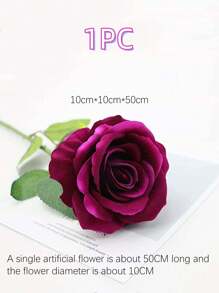 SHEIN 5 Packs/4Pcs/1Bunch Rose Red Rose Artificial Bridal Bouquet Realistic Velvet Faux Flower Flower Arrangement Decoration Fake Rose Artificial Rose For Valentine's Day Gifts Wedding Party Home Decoration, Birthday Gifts Outdoor Indoor Decor, Vase Floral Decor (Purchase Instructions: May Contain Odor, Please Place In Window For Ventilation For 1-2 Days), Valentine Day, Gift