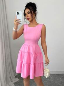 Elenzga 女士短裙 - 粉色 - 查看 6