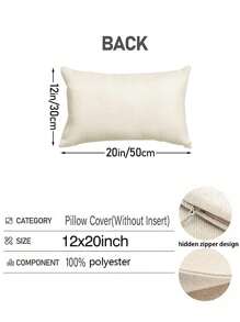 1/2/4 件亚麻“甜蜜的家”桉树叶抱枕套 - 现代风格，可机洗，拉链花卉靠垫套，适用于沙发和长沙发装饰，白色带绿叶图案（单面，无内衬），柔软装饰枕头，秋季装饰，秋季装饰，房间装饰