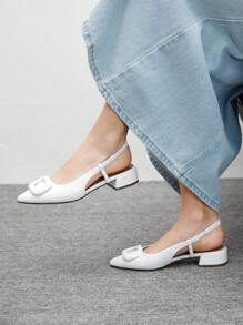 CUCCOO BIZCHIC Women's Flat Slip-On Casual Shoes, Practical & Versatile For Christmas - White - View 5