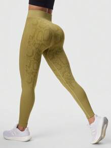 SHEIN Sports Seamless & Stretchy Sports Yoga Leggings For Women